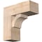 Ekena Millwork Westlake Block Smooth Bracket w/ Offset Brace, Douglas Fir, 7 1/2"W x 18"D x 18"H BKT0806X18X18WTL05SDF - alternate 1